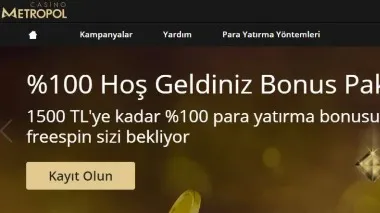 Casinometropol Yeni Giriş Adresi , Casinometropol169.com